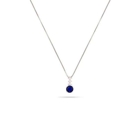 Collier Dilvdò Femme in Argent Zircone CLPLBBL - CLPLBBL